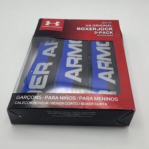 Under Armour Boys Performance Boxer Briefs Underwear, Ultra Blue F192, Small US